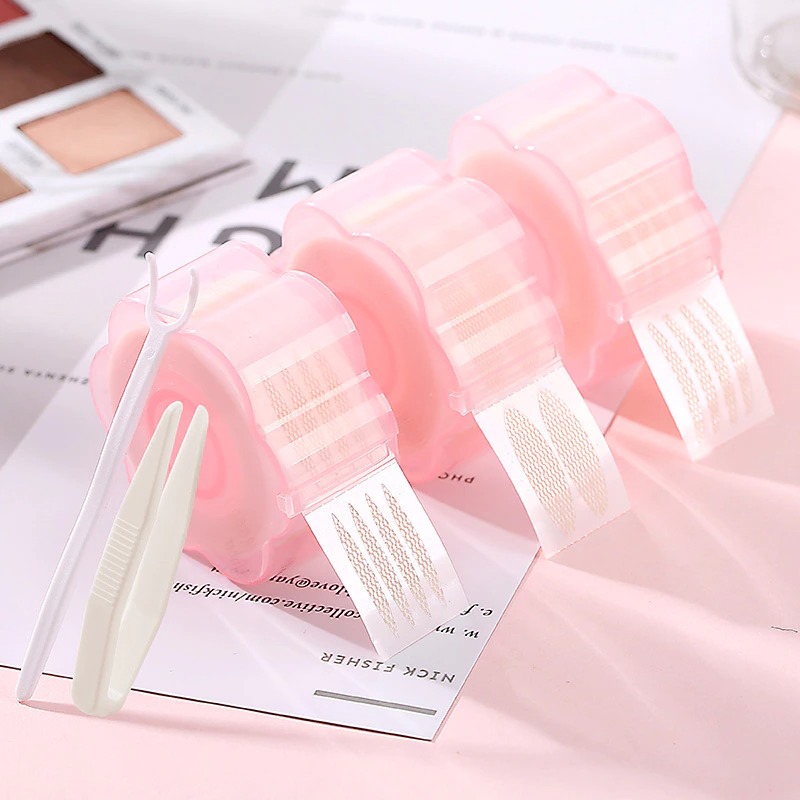 (SG ready stock) 360pcs Invisible Eyelid Paste Natural Double Eyelid Tape Mesh Lace Eyelids Instant Eyelid lift